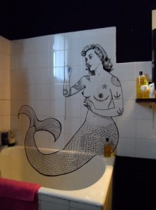 Sirène salle de bain