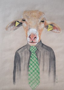 Mouton à cravate