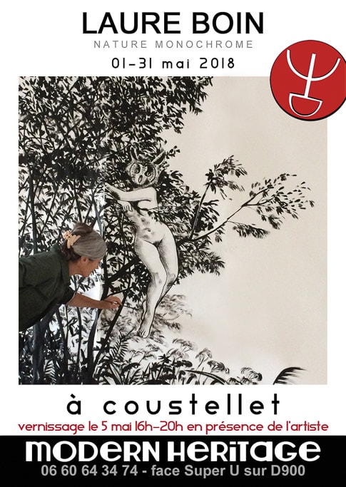 Exposition de Laure Boin à Coustellet, mai 2018