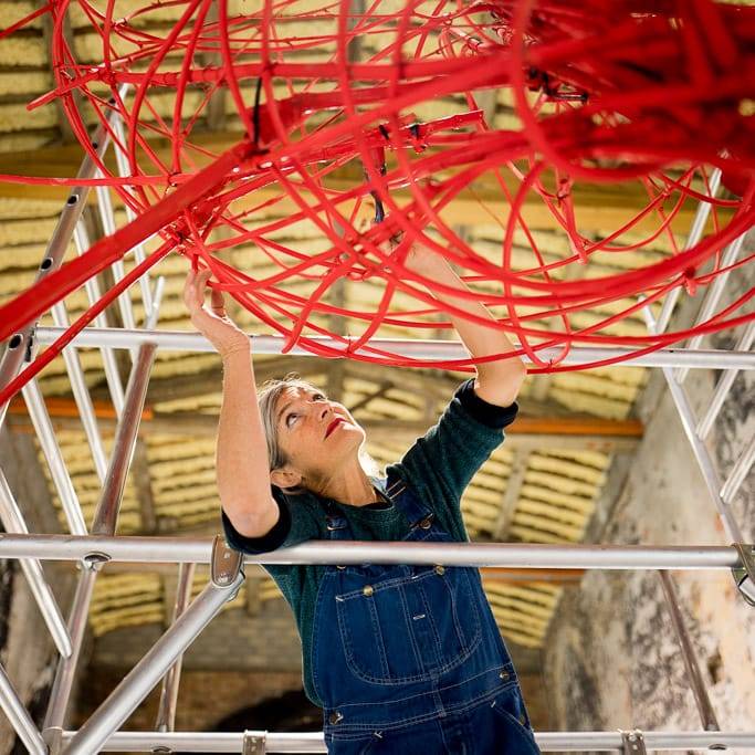 Agapé, exposée aux Journées de l'Amour, à la Chapelle du Quartier-Haut, Sète Avril 2018.  par Laure Boin